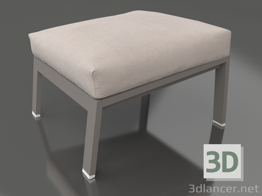 3d model Pouf for relaxation (Quartz gray) - preview