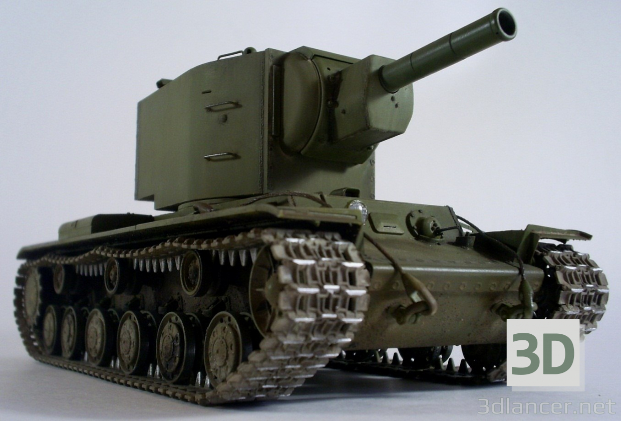 3d model Tanque KV-1 - vista previa