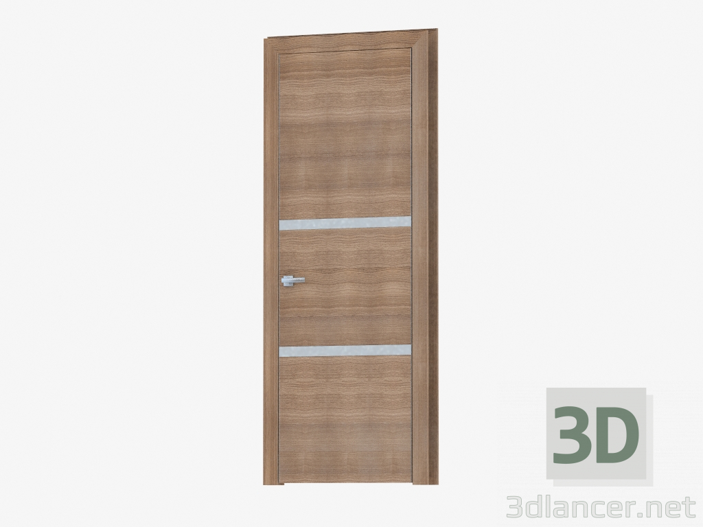 3d модель Двері міжкімнатні (38.30 silver mat) – превью