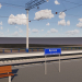 3d Three-way railway, Butaki stop model buy - render