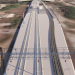 3D Üç yollu demiryolu, Butaki durağı modeli satın - render