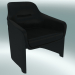 3d модель Кресло AVUS club chair (1920-12, black, leather Florida 2002 black) – превью