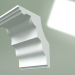 3D modeli Alçı korniş (tavan kaidesi) KT393 - önizleme