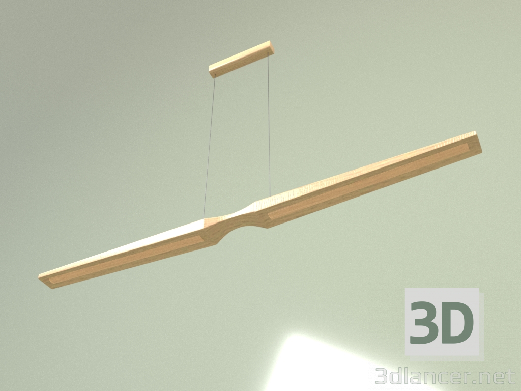 3D Modell Pendelleuchte M-Holz - Vorschau