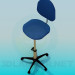 3d model Chair with rising fixed leg - preview
