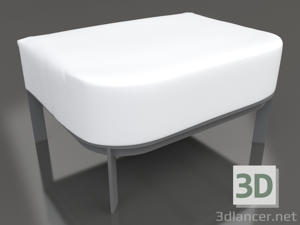 modello 3D Pouf per sedia (Antracite) - anteprima