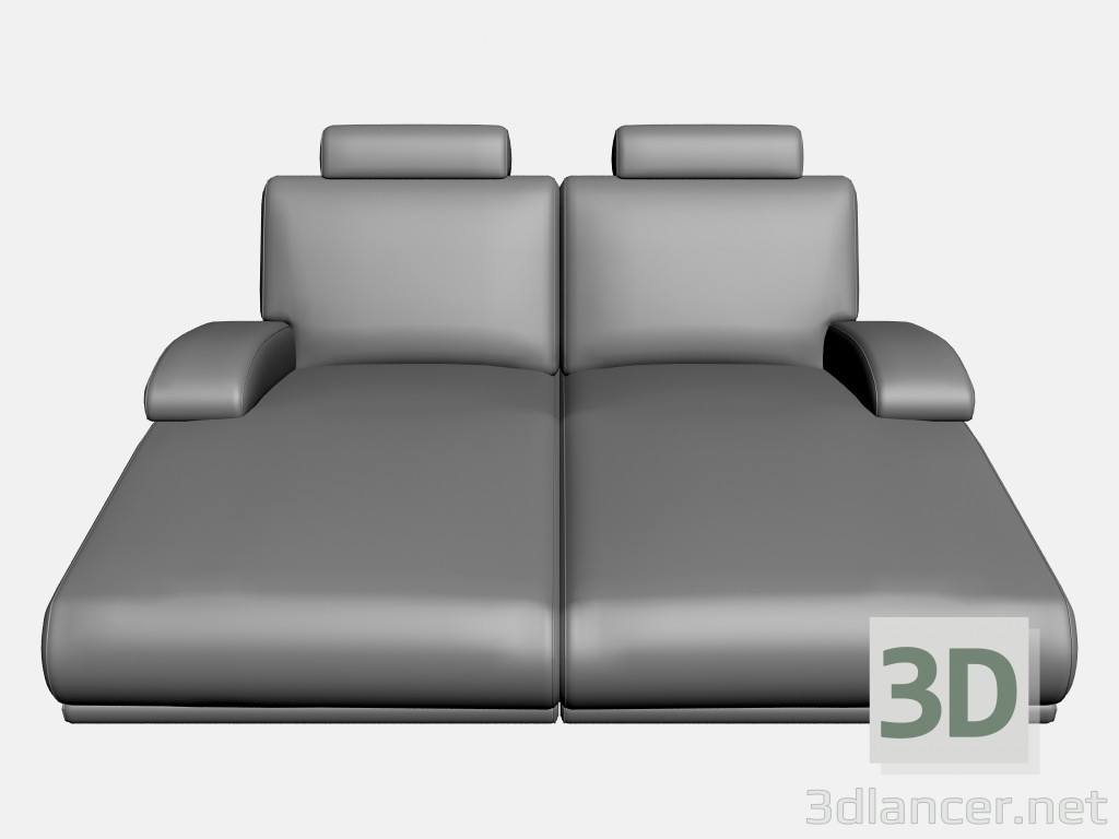 3d model Sofá Plimut (opción 3) - vista previa