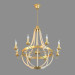 Modelo 3d Chandelier A8957LM-8BZ - preview