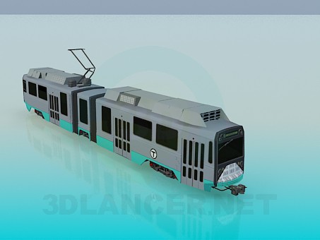 3d model Tranvía - vista previa
