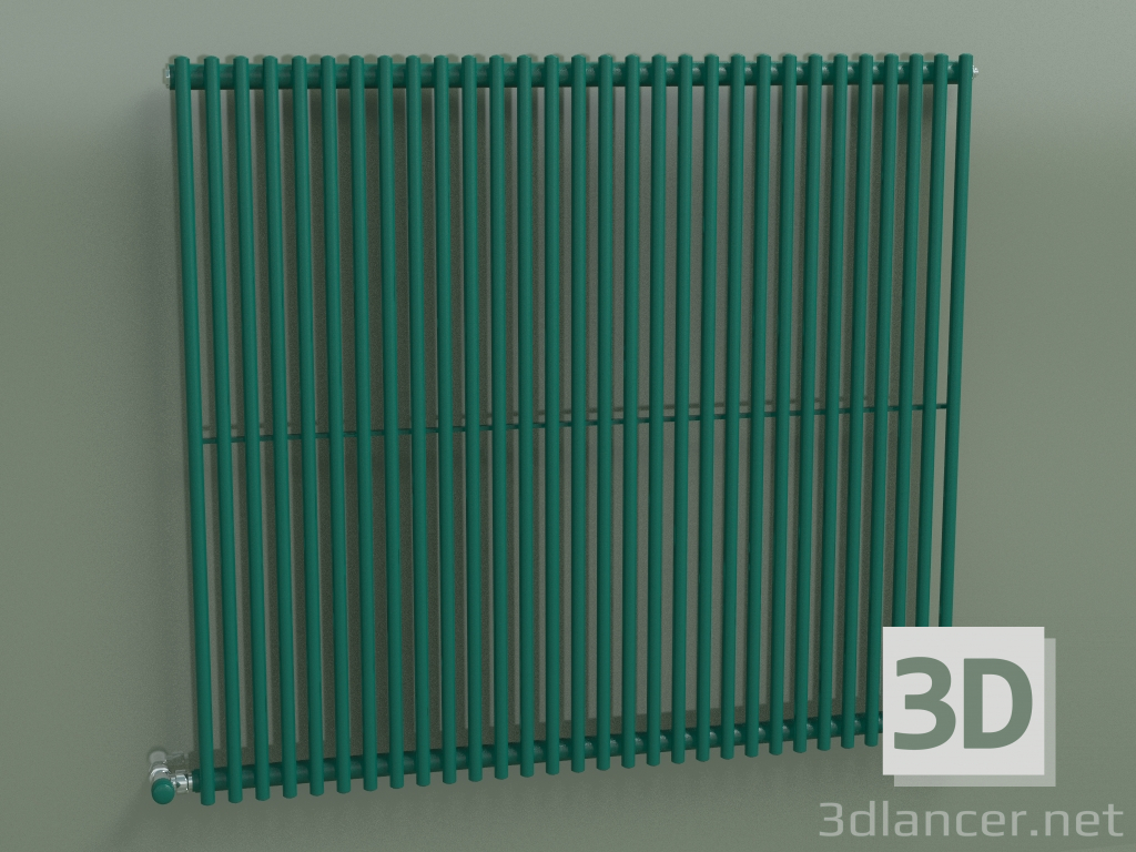 3d модель Радиатор вертикальный ARPA 1 (920 30EL, опаловый зеленый RAL 6026) – превью