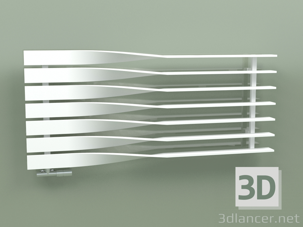 3D modeli Isıtmalı havlu askısı Cyklon H (WGCYH058130-O1, 580х1300 mm) - önizleme