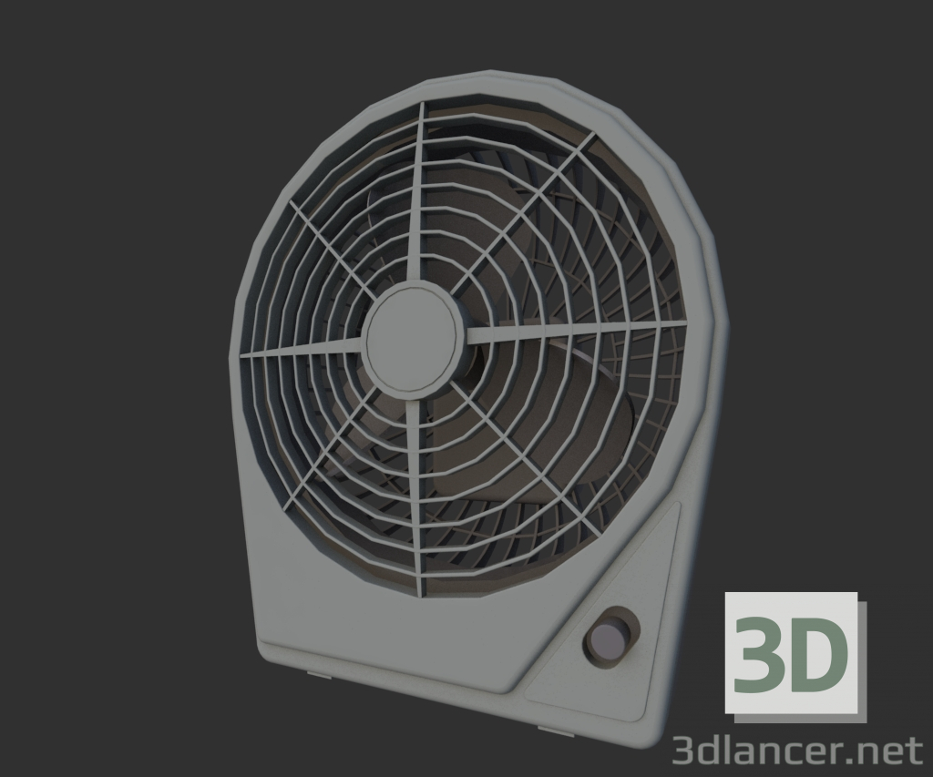 3d модель Настільний вентилятор – превью