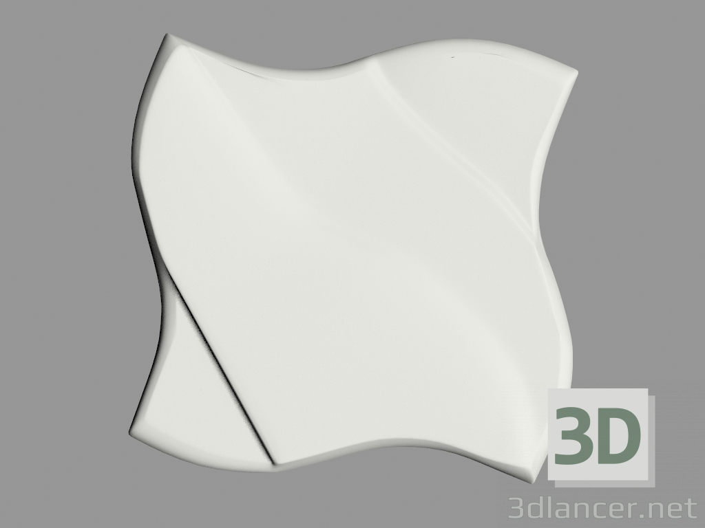 modèle 3D Tuiles 3D (№7) - preview