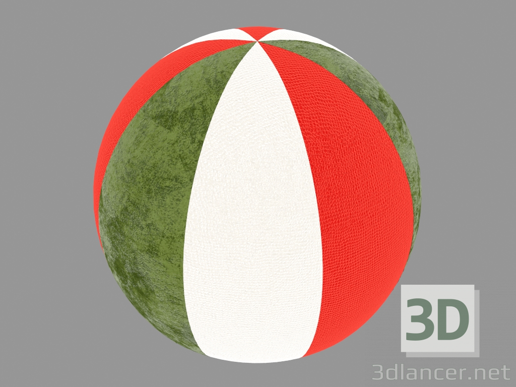 modello 3D Palla poof - anteprima