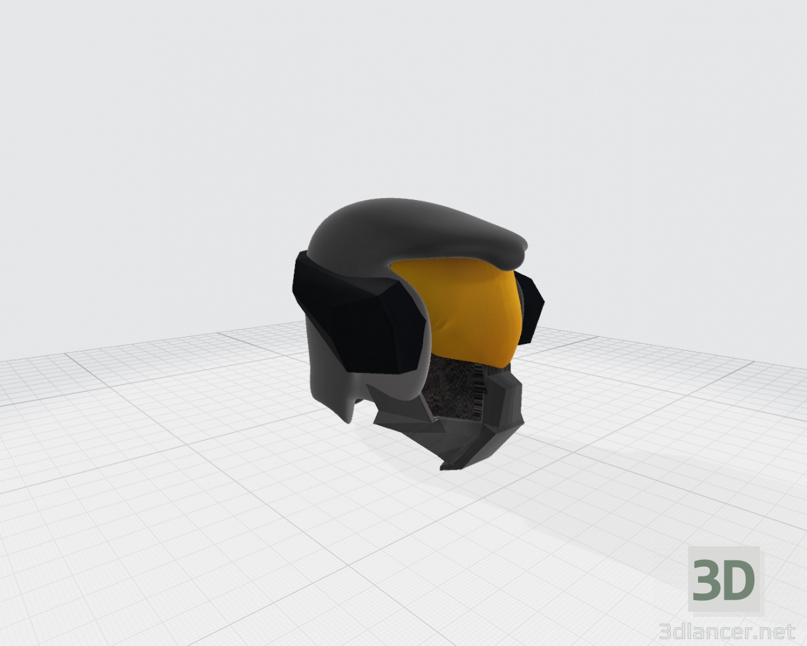 Casco juego futuro 3D modelo Compro - render