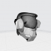 Helm zukünftiges Spiel 3D-Modell kaufen - Rendern