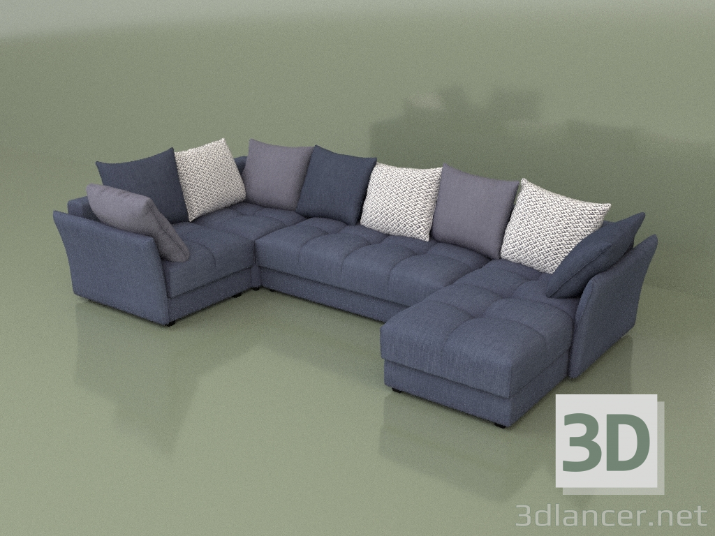 3D modeli Orlando kanepe - önizleme