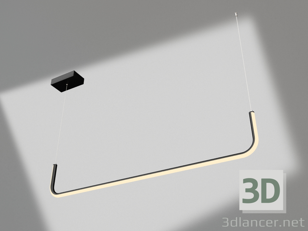 modèle 3D Lampe Ryan noir (09413-1A,19) - preview