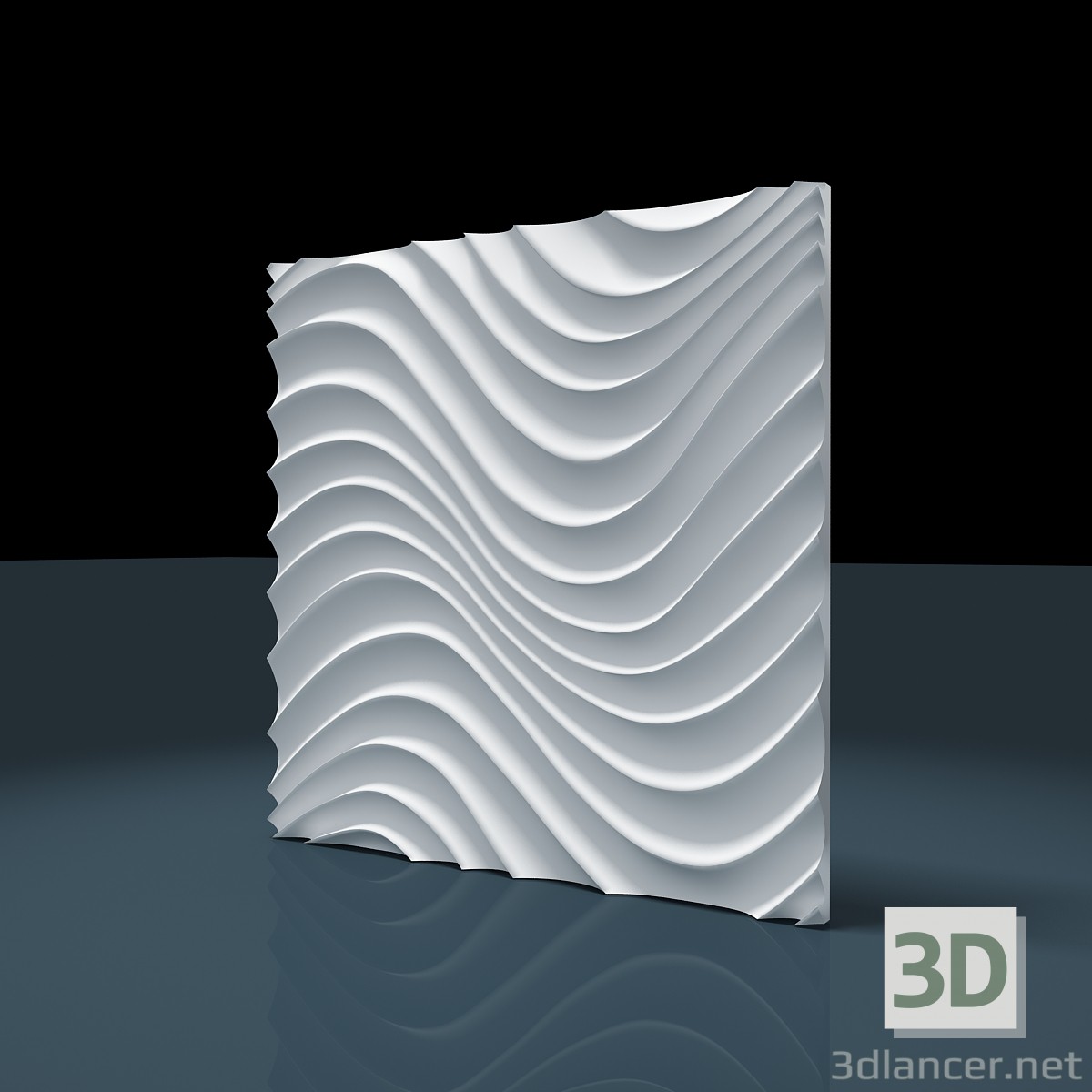 3d model Panel 3D "ATRIA" - vista previa