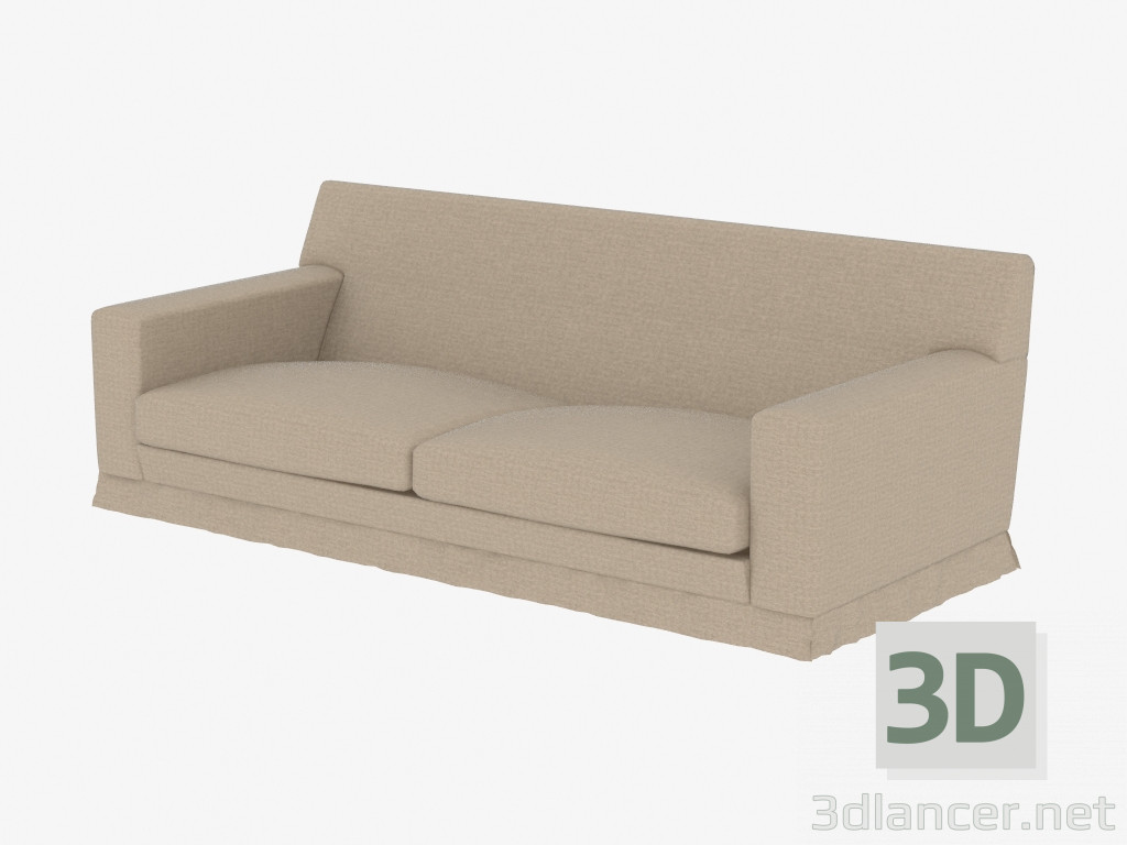 Modelo 3d Sofá-cama duplo - preview