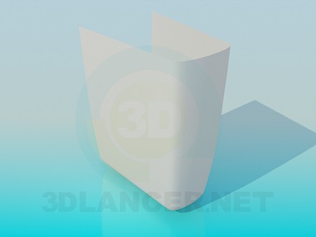3D modeli Ayak lavabo - önizleme