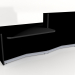 3D modeli Resepsiyon masası Alpa ALP21P (2456x1200) - önizleme