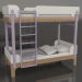 3 डी मॉडल चारपाई बिस्तर ट्यून क्यू (URTQA2) - पूर्वावलोकन