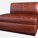 3d model Módulo de asiento (sofá de la esquina llamada ' Leoncavallo) llamada ' Leoncavallo asiento cm 115 - vista previa