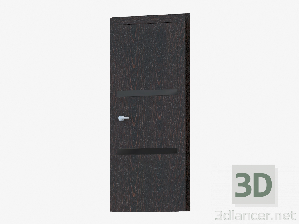 modello 3D Porta interroom (20.30 nero) - anteprima