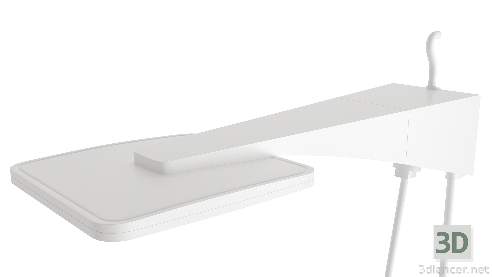modèle 3D de Douche - Douche électrique blanche pleine grandeur acheter - rendu