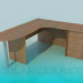 3d model Office desk corner - preview