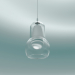 3d model Lámpara colgante Bombilla (SR1, Ø11cm, H 16.3cm, Cristal transparente con cordón de PVC transparente - vista previa