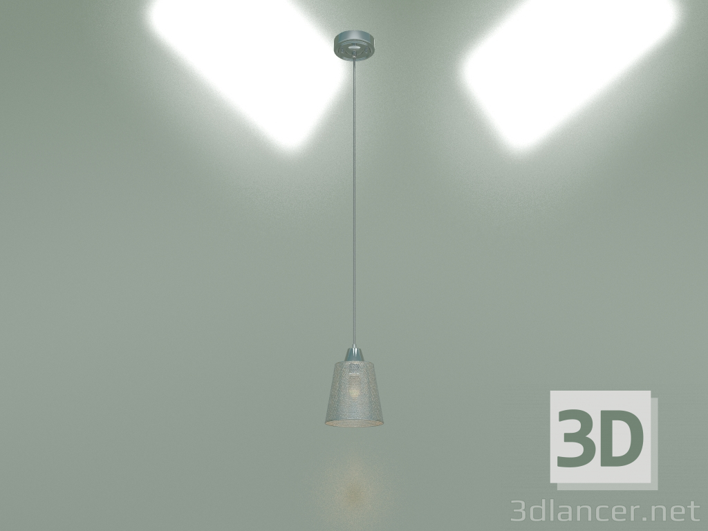 3d model Pendant lamp 50016-1 (chrome) - preview