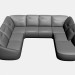 3D Modell Sofa-Felge (Option 4) - Vorschau