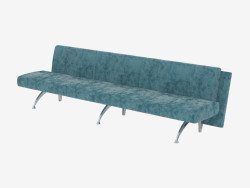 Sofa-banco largo triple