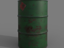 Barrel 200 liters Green rust
