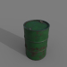 Barril 200 litros Verde óxido 3D modelo Compro - render