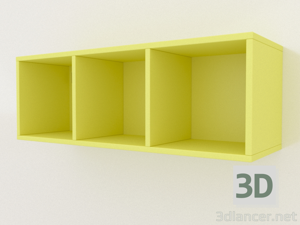 3D modeli Kitaplık MODU U (PJDUA2) - önizleme