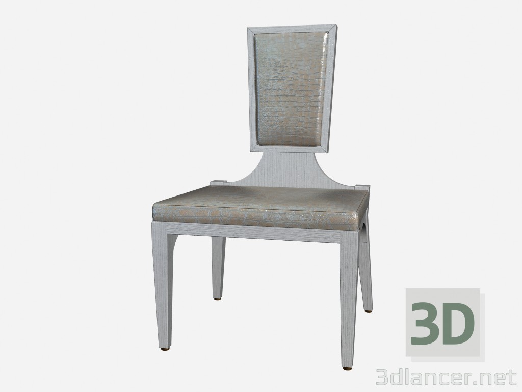 3d model Chair in leather upholstery in the art deco style of the Monk - preview