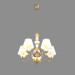 3d model Chandelier A9570LM-5WG - preview