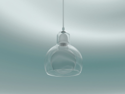Lámpara colgante Mega Bulb (SR2, Ø18cm, 23cm, vidrio transparente con cordón transparente)