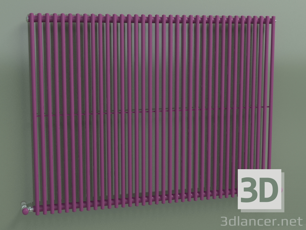 3 डी मॉडल रेडिएटर ऊर्ध्वाधर ARPA 1 (920 36EL, परिवहन बैंगनी RAL 4006) - पूर्वावलोकन