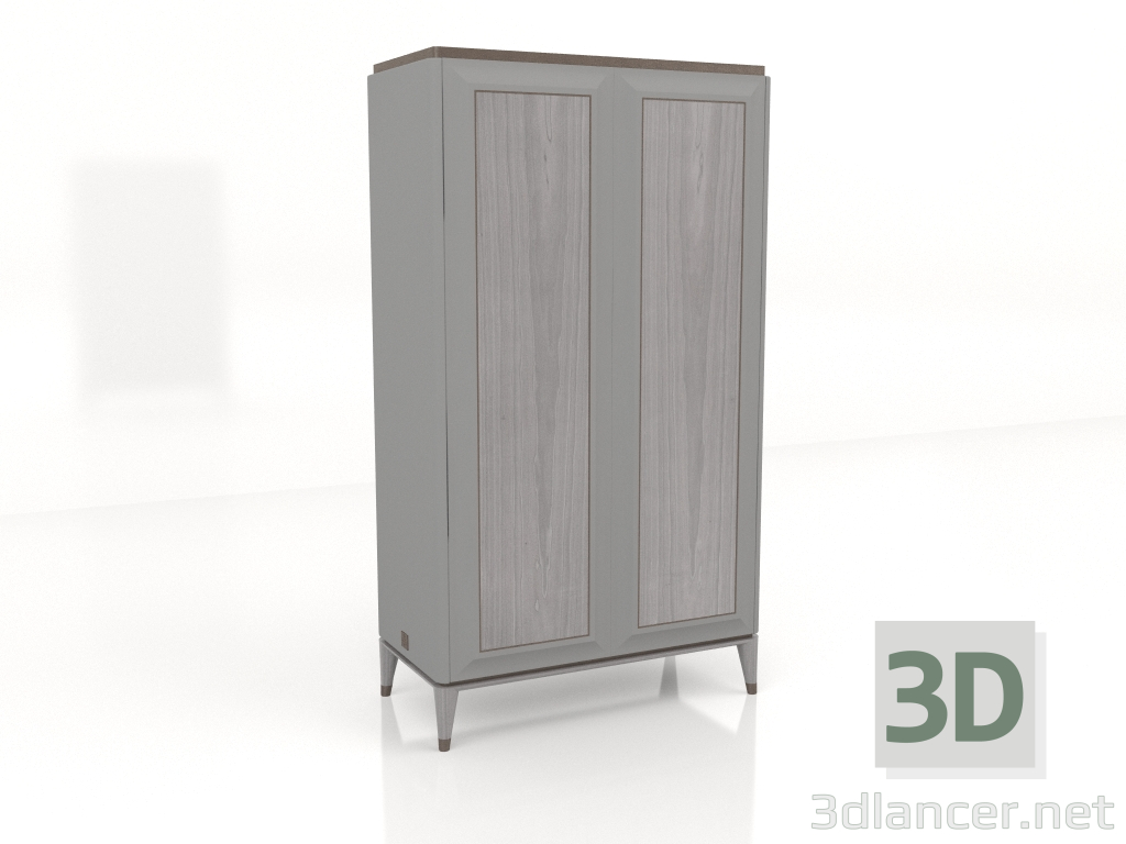 3d model Tall cabinet (B124) - preview