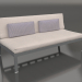 3d model Sofa module, section 4 (Anthracite) - preview