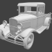 Retro-Pickup 3D-Modell kaufen - Rendern