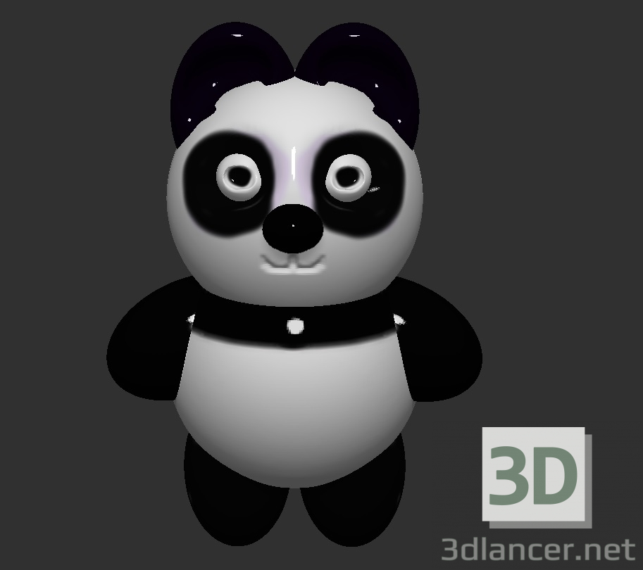 Panda 3D modelo Compro - render