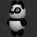 Panda 3D-Modell kaufen - Rendern