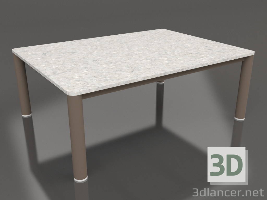 modello 3D Tavolino 70×94 (Bronzo, DEKTON Sirocco) - anteprima