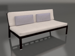 Sofa module, section 4 (Black)
