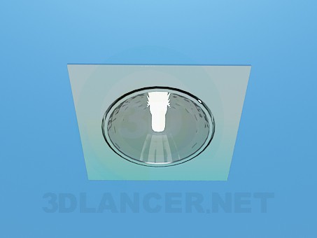 modello 3D Lampada spot - anteprima